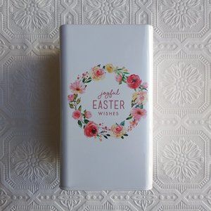 Spring April Easter Floral Metal Utensil Holder 1 pc